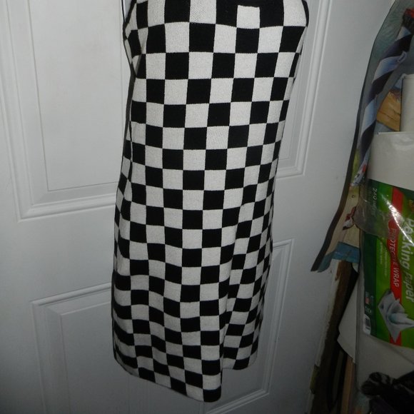 Just Polly JrsHalter CheckerBoard Comfy Sexy Dress🆕FAST⌚📦🏃🏻💨⚡ - Picture 5 of 15